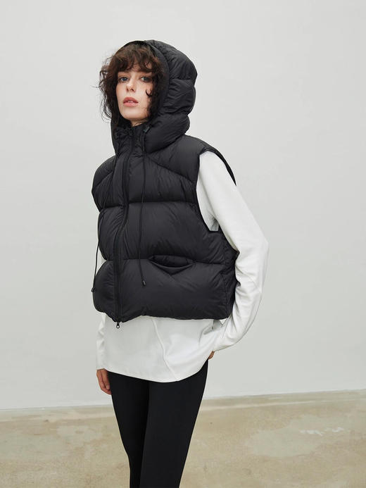 反季清仓❗️松软似泡芙❗鹅绒羽绒马甲 商品图3