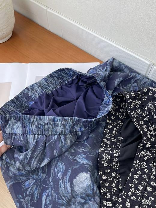 天丝亚麻玄锦纱花花半身裙 ME3486 商品图13