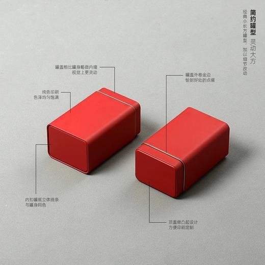 壹心壹叶套装【红.方罐—2513】8元1套.整箱68套 商品图5