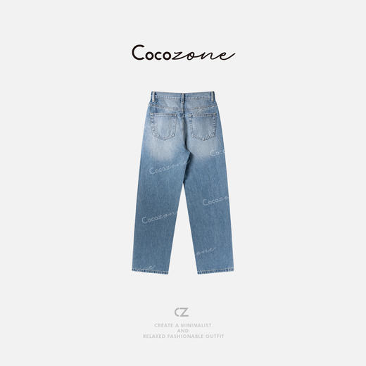 COCO ZONE 刘一一【100棉】立体舒适感洗水修身牛仔裤 CD2A1559 商品图1