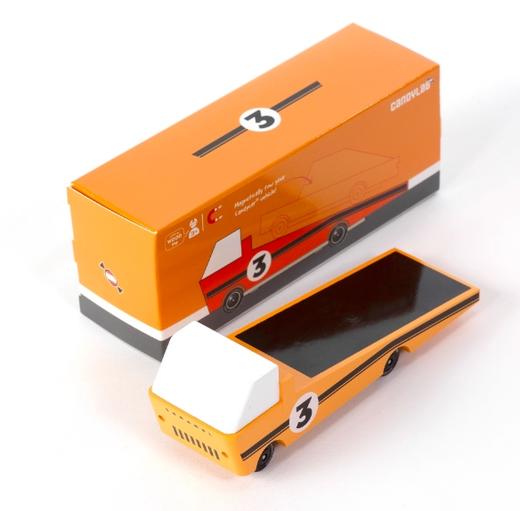 CandyCar木质手工小车--黄色拖车 商品图0