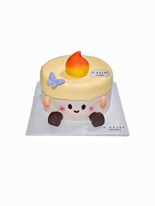 “快乐小火苗”蛋糕，配饰是巧克力装饰，提前5小时预定 商品图1