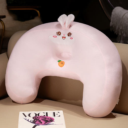 自然醒卡通追剧手游垫枕女生睡觉抱枕座椅沙发护腰靠枕拥抱式午睡枕QYL 商品图4