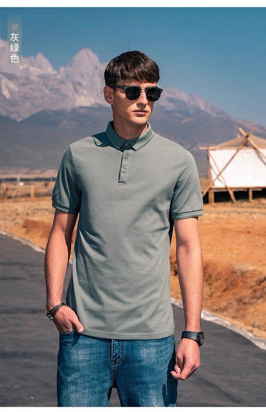 桑蚕丝polo（锁 商品图6