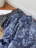 天丝亚麻玄锦纱花花半身裙 ME3486 商品缩略图8
