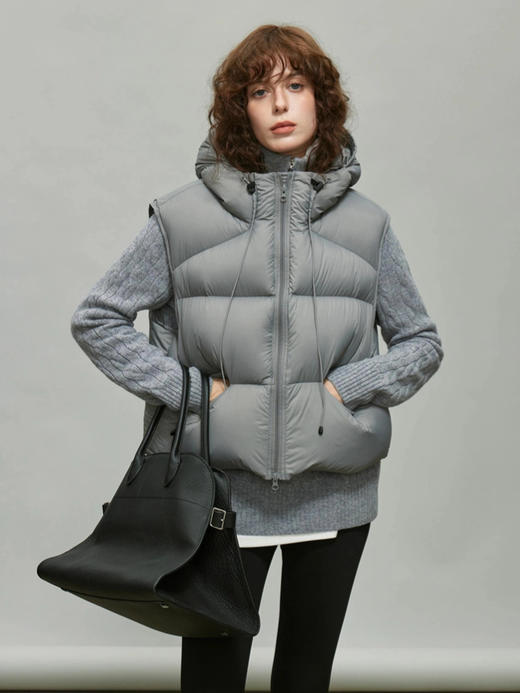 反季清仓❗️松软似泡芙❗鹅绒羽绒马甲 商品图4