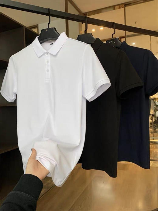 桑蚕丝polo（锁 商品图3