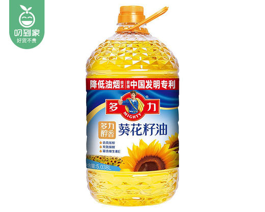 多力醇香葵花籽油/1桶（5.038L）生产日期：25年9月 商品图3