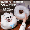 自然醒圆眼小厨师冰豆豆双面午睡枕桌上儿童枕头睡觉午睡神器趴趴枕夏季QYL 商品缩略图5