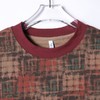 T3774夏季高级感新款男士美式多彩拼接T恤时尚格子短袖T恤圆领百搭上衣 商品缩略图2