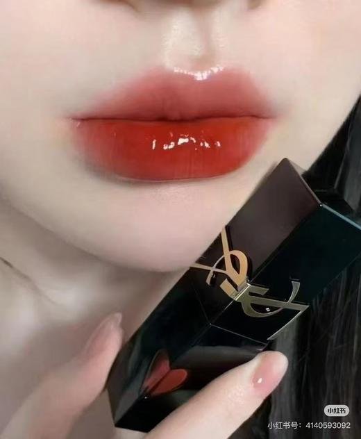 YSL圣罗兰黑管爱心唇釉镜面416  610 420 409 440奶茶烂番茄色 商品图2
