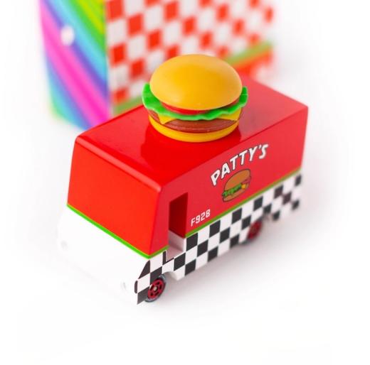 CandyCar木质手工小车--美食系列汉堡包餐车 商品图1