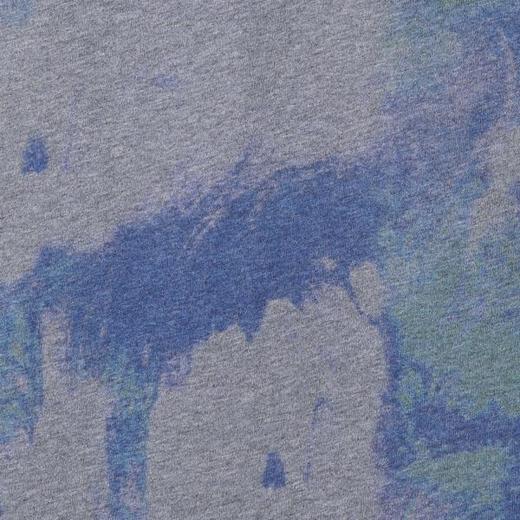 T4148SDSA夏季高级感新款男士韩版扎染撞色设计短袖T恤圆领百搭上衣 商品图3