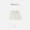 COCO ZONE 刘一一 【人丝亚麻混纺】透气通勤A字短裤ACD1A0082 商品缩略图0