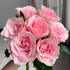 精品国产单头玫瑰粉爱神10支 商品缩略图1