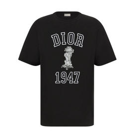 【特价】DR-T 植绒小狗黑T恤