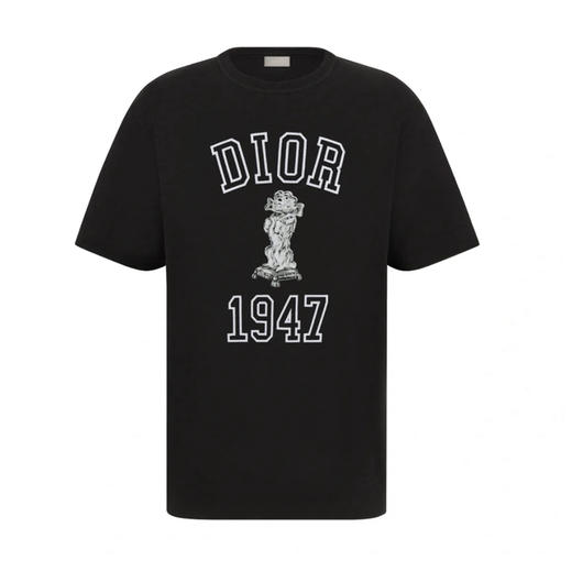 【特价】DR-T 植绒小狗黑T恤 商品图0