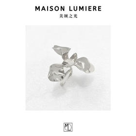 mini鸢尾开口戒指