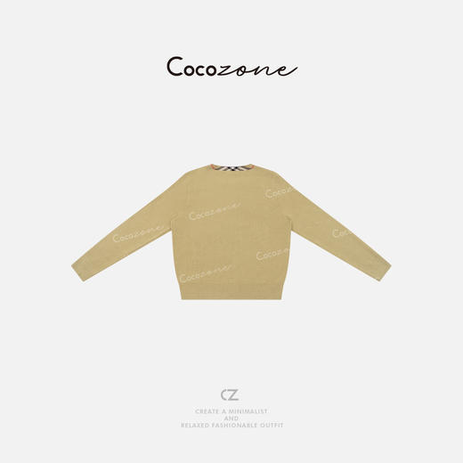 COCO ZONE 刘一一【棉羊毛混纺】优雅设计美学毛织上衣CD2A1458 商品图1