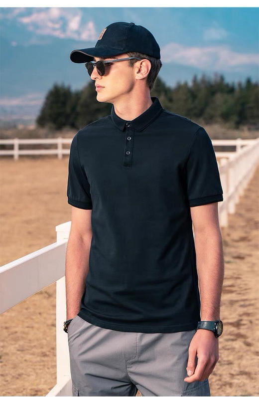 桑蚕丝polo（锁 商品图8