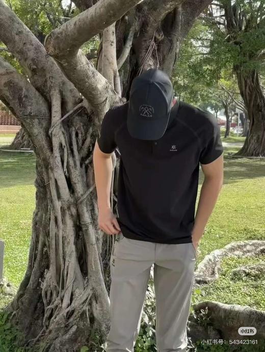 超声波工艺..KLS夏季新款男子吸湿速干防晒户外运动徒步通勤POLO衫 商品图4