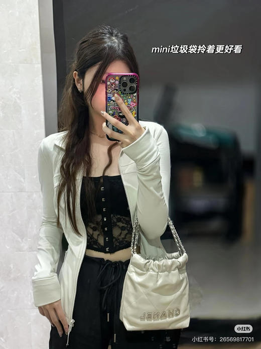 𝟐𝟐𝐛𝐚𝐠迷你垃圾袋 灰银 商品图1