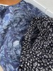 天丝亚麻玄锦纱花花半身裙 ME3486 商品缩略图6