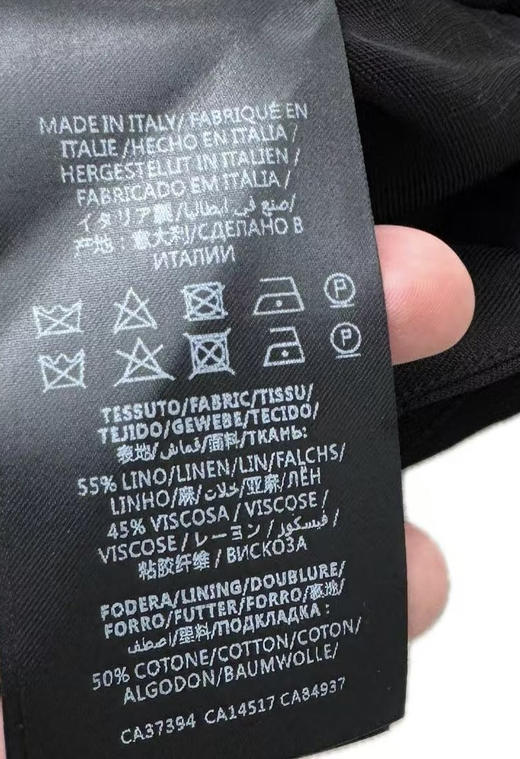 TH* ROW纯圆高腰鱼骨压线亚麻混纺阔腿裤。 自己备注号码 商品图10