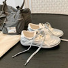 牛皮~增高5cm厚底板鞋珍珠系带圆头拼色休闲运动鞋女阿甘鞋（三天左右发货❗️❗️） 商品缩略图10