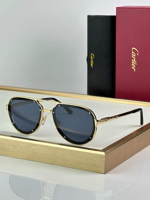 夏季特惠💰330 卡地亚眼镜
MODEL: CT0195S 
高品质 镜片边一缘字螺丝点缀 商品图4