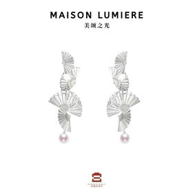 扇舞三生至善珍珠耳环