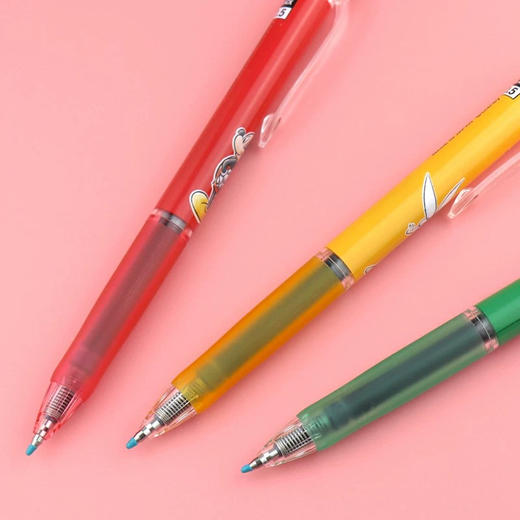 三菱中性笔迪士尼联名限定中性笔黑色按动签字笔（笔杆颜色随机） 商品图1