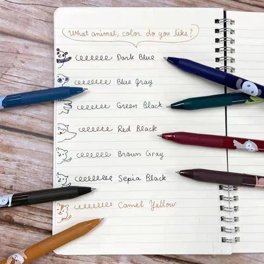 斑马DPJJ15复古系列中性笔躲藏动物限定款（颜色可到店自选） 商品图2