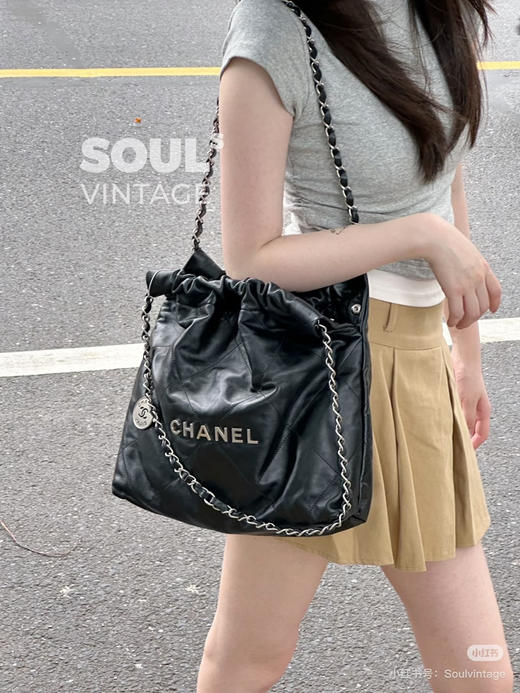 升级高定𝟐𝟐𝐛𝐚𝐠. 黑银 商品图1