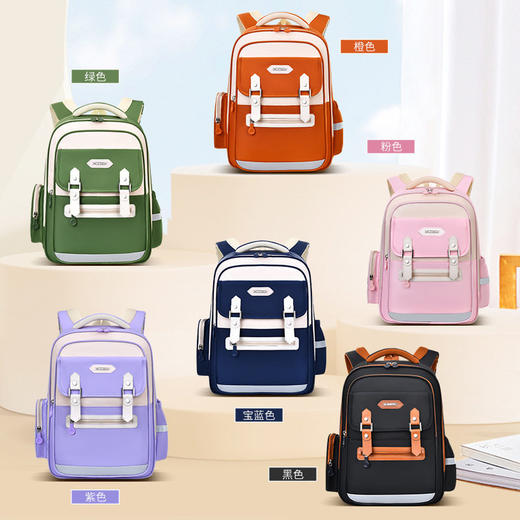 【买就送赠送护腰带】新款小学生云朵书包一到六年级女孩减负大容量护脊轻便儿童双肩包 商品图1