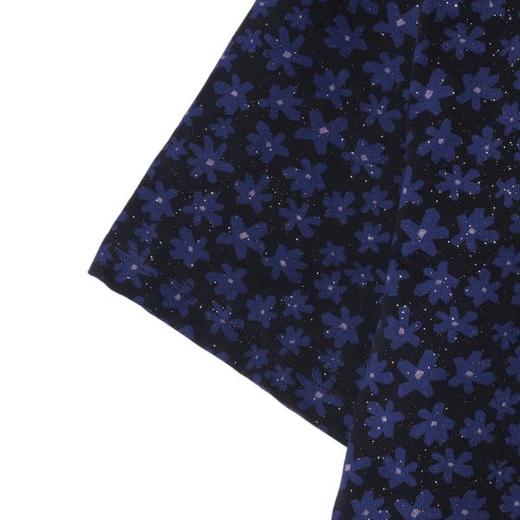 T4159SDSA夏季高级感新款男士满天星撞色满印花卉短袖T恤时尚百搭上衣 商品图4