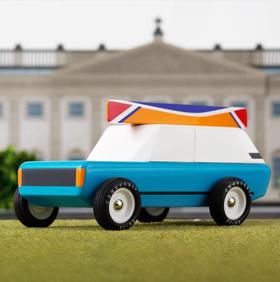 CandyCar木质手工小车--旅行系列带独木舟SUV
