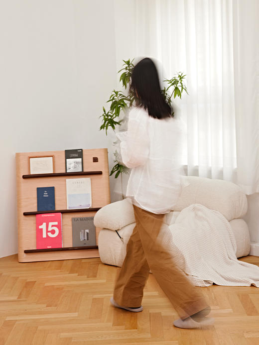 【森哥优选】果然好奇巧克力书架 儿童收纳架绘本架书柜可储物 商品图4