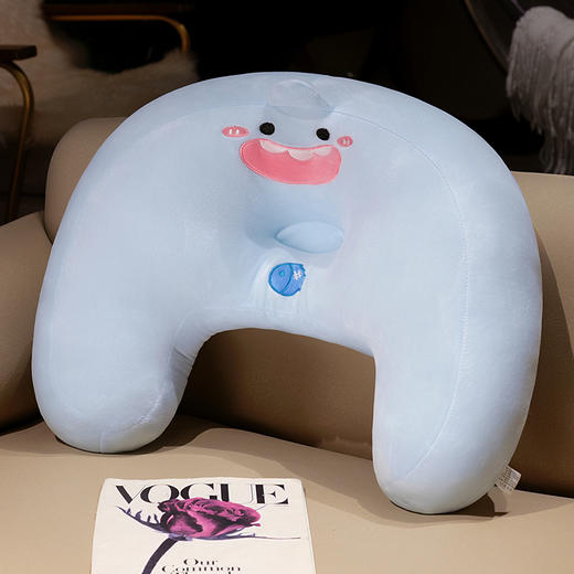 自然醒卡通追剧手游垫枕女生睡觉抱枕座椅沙发护腰靠枕拥抱式午睡枕QYL 商品图2