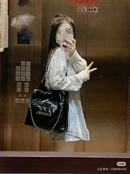 升级高定𝟐𝟐𝐛𝐚𝐠. 黑银 商品图8