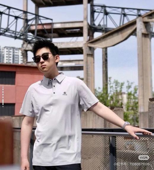 超声波工艺..KLS夏季新款男子吸湿速干防晒户外运动徒步通勤POLO衫 商品图5