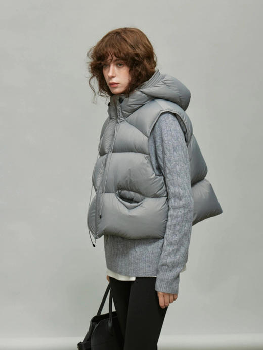 反季清仓❗️松软似泡芙❗鹅绒羽绒马甲 商品图11