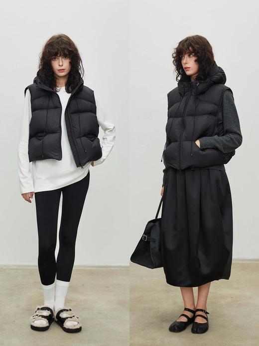 反季清仓❗️松软似泡芙❗鹅绒羽绒马甲 商品图0