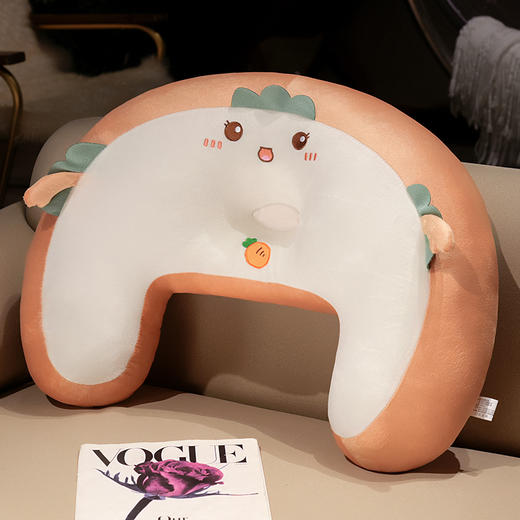 自然醒卡通追剧手游垫枕女生睡觉抱枕座椅沙发护腰靠枕拥抱式午睡枕QYL 商品图3