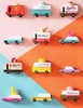 CandyCar木质手工小车--旅行系列金属车顶架棕色SUV 商品缩略图1
