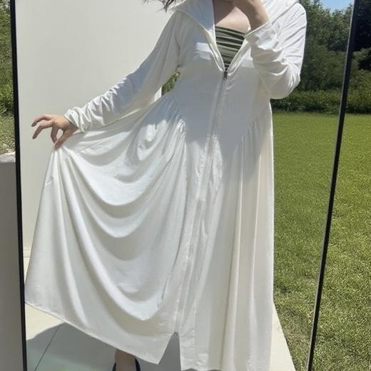 夏日必备【冰丝凉感防晒裙】加长束腰设计 UPF50+轻薄透气 商品图5