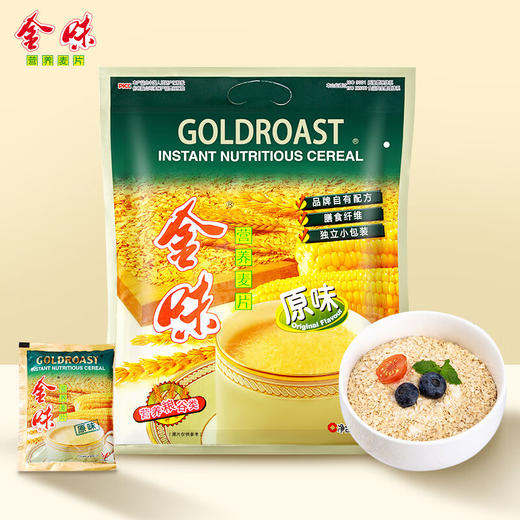 600g金味营养麦片原味 商品图0