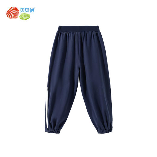 贝贝怡【纯棉休闲卫裤】男大童运动裤春秋长裤儿童外穿束脚裤男童装裤子ZB3EK011 商品图5