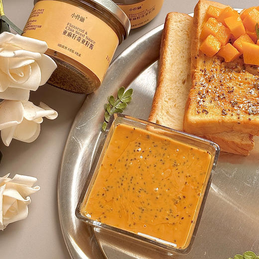 【减脂伴侣】亚麻籽奇亚籽酱180g*2罐 酱香浓稠绵密，含细微颗粒咀嚼感，含植物蛋白、膳食纤维 、OMEGA-3 商品图5