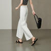 【白色九分阔腿裤】逸阳夏薄软垂宽松显瘦弹力小个子裤子6362 商品缩略图5